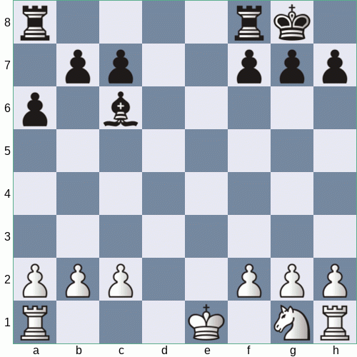 Chess long castling 